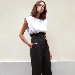 Frankie Shop Eva Muscle Tee in White